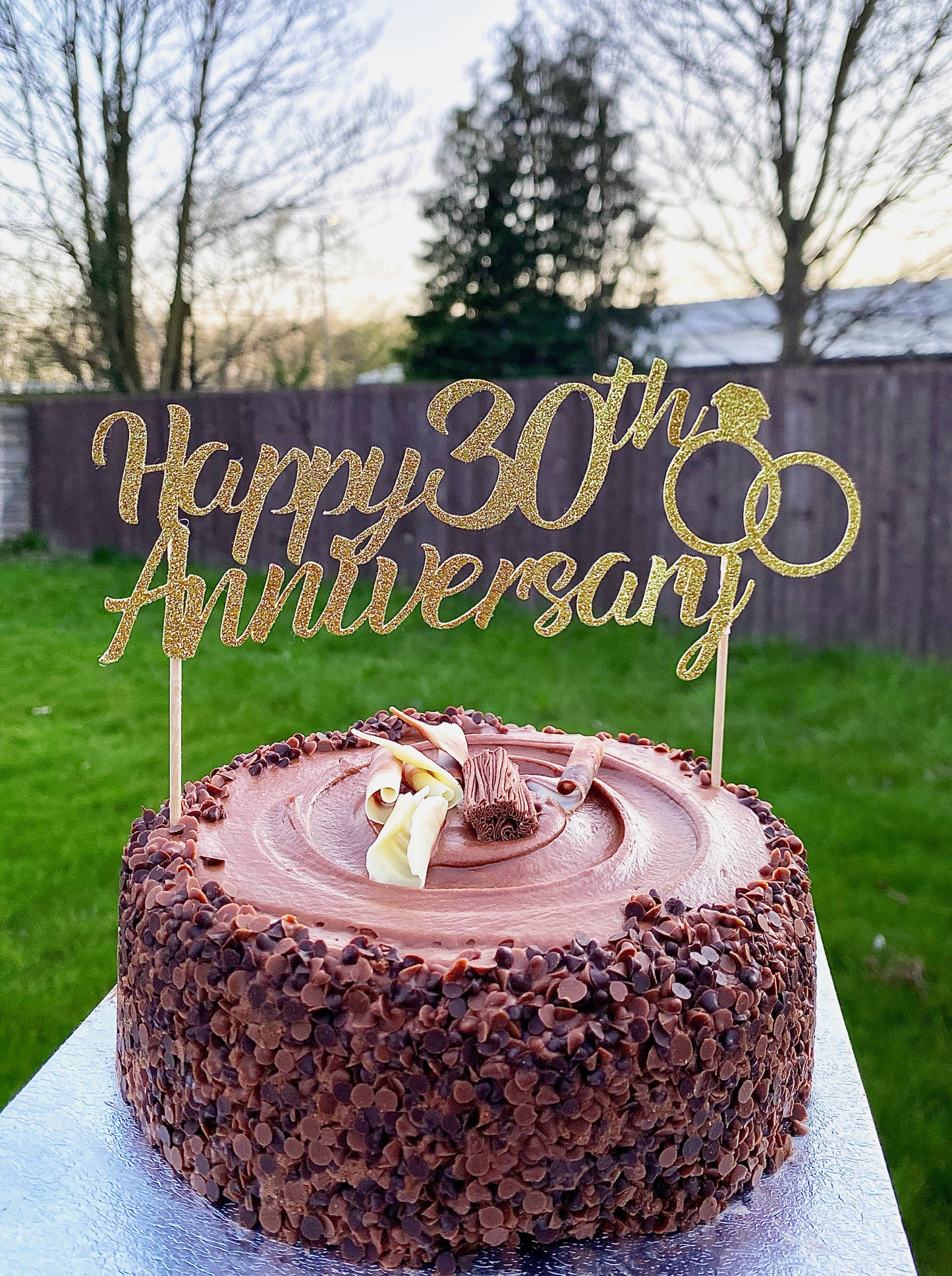Custom Glitter Cake Topper | Cake Topper | Personalised | Glitter | Mirrored | 16th | 18th | 21st | 25th | 80th | Birthdays