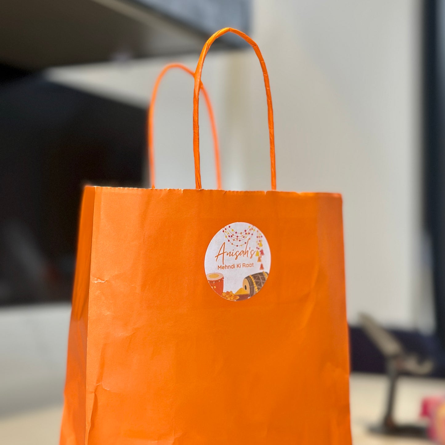 Circle Matte Mehndi Stickers - Favours | Dholki Decor | Wedding Decor